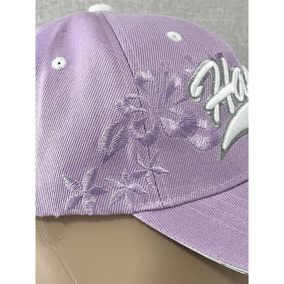 Chelona USA Lavender Hawaii adjustable strapback cap hat Embroidered - Picture 2 of 9
